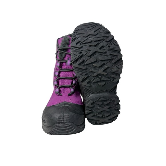 Columbia Youth Bugaboot Plus IV Omni-Heat Boot-Purple- Size 1Y NO BOX - Picture 5 of 6